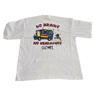 Vintage 90s Beach Reggae Band Allegro Cozumel Resort Mexico T Shirt XL RARE
